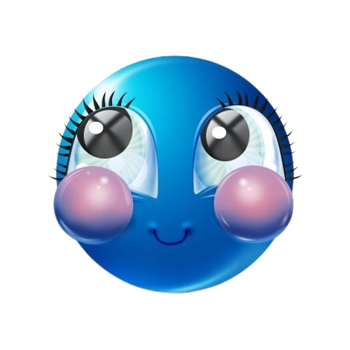 Blue Emoji